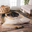 Adorable Pug Diary Large Area Rugs Highlight For Home, Living Room & Outdoor Area Rug