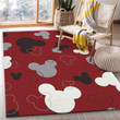 Mickey Mouse Head Large Area Rugs Highlight For Home, Living Room & Outdoor Area Rug
