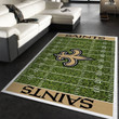 New Orleans Saints NFL Large Area Rugs Highlight For Home, Living Room & Outdoor Area Rug