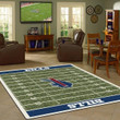 Fanatic Field With Buffalo Bills Large Area Rugs Highlight For Home, Living Room & Outdoor Area Rug