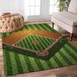 Field Of Champions Baseball Rectangle Limited Edition Rug