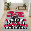 The Ohio State University Buckeyes Brutus Rug – Custom Size And Printing