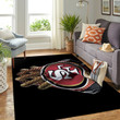 Ultimate Fan's Love Letter With San Francisco 49ers Living Room Rug.