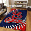 Homerun Home Decor With St.louis Cardinals Living Room Area Rug