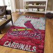 A Living Room With St.louis Cardinals Living Room Area Rug