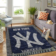 Yankees Dynasty Den For Fans With New York Living Room Rug Edition.