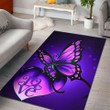 Awesome Purple Butterfly Star Love Limited Edition Rug