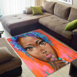 Cool African Style Pretty Afro American Girl Large Inspired Living Room Rug