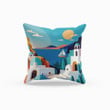 Greece Pattern Decorative Cushion Cover, Summer Home Decor Pillow Case by Homeezone