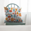 Pumpkin Pattern Cushion Cover, Fall Season Home Decor Pillow Case