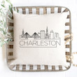Charleston Skyline Pillow Cover