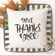 Give Thanks Y'all Pillow Cover - Fall / Autumn Pillow Cover