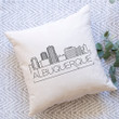 Albuquerque Skyline Pillow Cover
