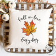 Fall in Love Every Day Pillow Cover