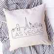 Las Vegas Skyline Pillow Cover