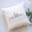 Chicago Skyline Pillow Cover