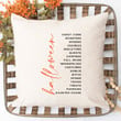 Halloween Words Pillow Cover