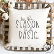 Tis the season to be Basic Pillow Cover - Fall / Autumn Pillow Cover