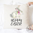 Hoppy Easter Rabbit Pillow Cover