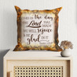 Jesus Pillow - Bible verse pillow - Christian pillows: This is the day the lord has made Psalm 118:24