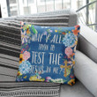 Christian Throw Pillow, Jesus Pillow, Inspirational Pillow - Why Y'all Trying To Test The Jesus In Me