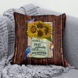 Jesus Pillow - Flower Vase, Birds Pillow - Gift For Christian - Rejoice always pray continually 1 Thessalonians 5:16-18 Throw Pillow