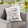 Jesus Pillow - Gift For Christian - The struggle is real but so is Jesus Throw Pillow