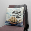Jesus Pillow - Bible verse pillow: Psalm 107:29 He calmed the storm to a whisper