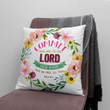 Bible Verse Pillow - Jesus Pillow - Wreath Pillow - Christmas Gift For Christan - Psalm 37:5 Commit your way to the Lord Throw Pillow