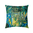Bible Verse Pillow - Jesus Pillow - Firefly Jar, Beautiful Night Pillow - Gift For Christian- Let Your Light Shine Matthew 5:16 Pillow