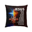 Jesus Pillow - Christian, Cross Pillow - Gift For Christian - Jesus my Lord my God my King my everything Pillow