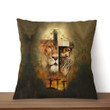 Jesus Pillow - Christian, Cross, Lion Pillow - Gift For Christian - The Lion of Judah Pillow