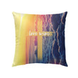 Bible Verse Pillow - Jesus Pillow - Cross Symbol, Rainbow Sky Pillow - Gift For Christian - Love Wins Christian Pillow