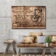 Couple Landscape Canvas - Personalized God, Couple Lion Canvas - Custom Gift For Christian Couple, Spouse, Lover - Thank You For Coming Into My Life