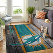 Flocking To Fandom With Miami Dolphins Area Rug.