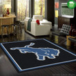 Roaring Pride With Detroit Lions Living Room Area Rug.