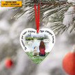 The Moment Your Heart Stopped Dog Ornament T368 HN590