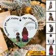 The Moment Your Heart Stopped Dog Ornament T368 HN590