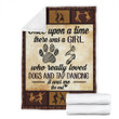 Once Upon A Time - Dogs And Tap Dancing Premium Blanket