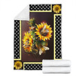 Dt-10 Bee Dark Sunflower Blanket D Premium Blanket