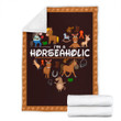 I'M A Horseaholic Blanket Mk Premium Blanket