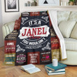 Bf01 Janel Premium Fleece Blanket Premium Blanket