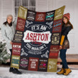 Bf01 Ashton Premium Fleece Blanket Premium Blanket