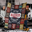 Bf01 Madison Premium Fleece Blanket Premium Blanket
