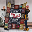 Bf01 Nicki Premium Fleece Blanket Premium Blanket