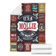Bf01 Mollie Premium Fleece Blanket Premium Blanket