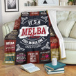 Bf01 Melba Premium Fleece Blanket Premium Blanket