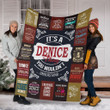 Bf01 Denice Premium Fleece Blanket Premium Blanket
