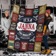 Bf01 Janna Premium Fleece Blanket Premium Blanket