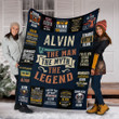 Alvin Premium Fleece Blanket Premium Blanket